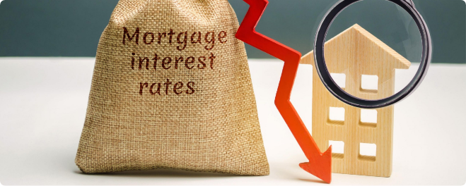 When the interest rates and mortgage rates are lower
