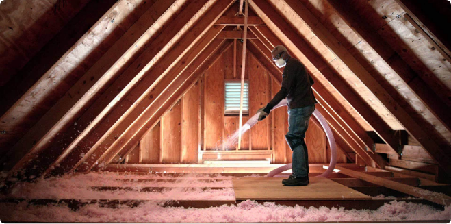 REPAIRING THE ATTIC BY ADDING AN INSULATION